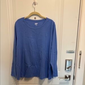 Lands' End Blue Long Sleeve Top